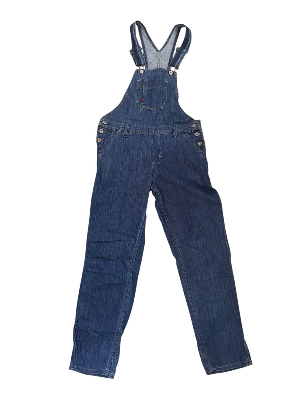 Dickies Bib Overalls Women's XS Relaxed Fit Denim Stretch Workwear NWT Country‎